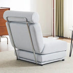Single Sofa Chair Foldable Bed with Pillow,Portable Sofa Bed,Sofa Chair,Made of Breathable and Wearable Linen