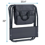 5Pcs Folding Outdoor Chair Set for Picnics, Beach