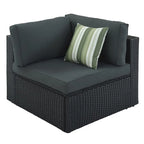 7-piece Outdoor Wicker Sofa Set, Rattan Conversation Sofa Sofa Lounger