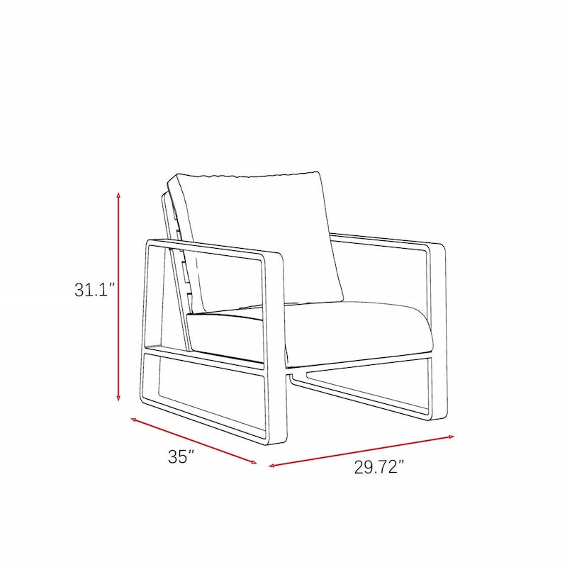 Melbourne 5-piece Chair Group