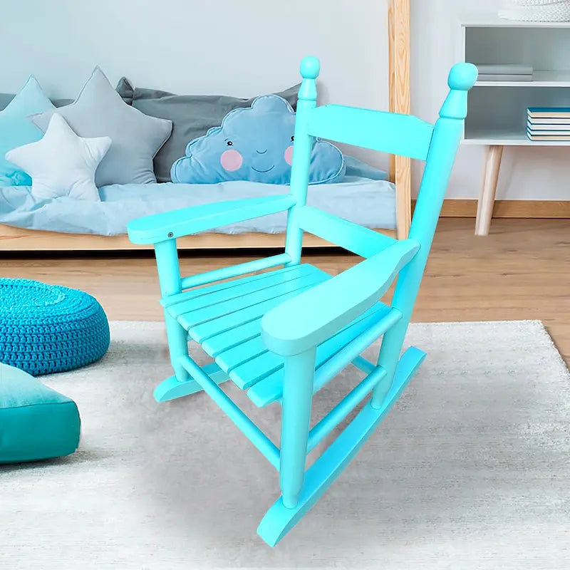 Childrens Rocking Chair, Features Classic Rocker Design Perfect for Indoor or Outdoor