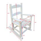 Childrens Rocking Chair, Features Classic Rocker Design Perfect for Indoor or Outdoor