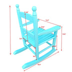 Childrens Rocking Chair, Features Classic Rocker Design Perfect for Indoor or Outdoor