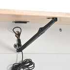Rubberwood Kitchen Cart with Drop Leaf, Internal Storage Rack, Flip Cabinet Door, and 2 Drawers