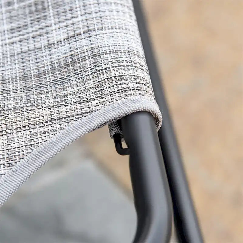 Outdoor Garden Fabric Rocking Chair with Steel Frame