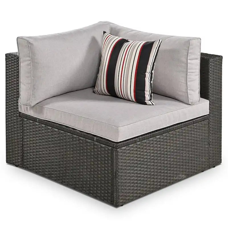 QQ 7-piece Outdoor Wicker Sofa Set