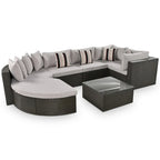 QQ 7-piece Outdoor Wicker Sofa Set