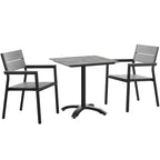 Modway Main 3-Piece Outdoor Patio Dining Set