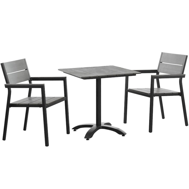 Modway Main 3-Piece Outdoor Patio Dining Set