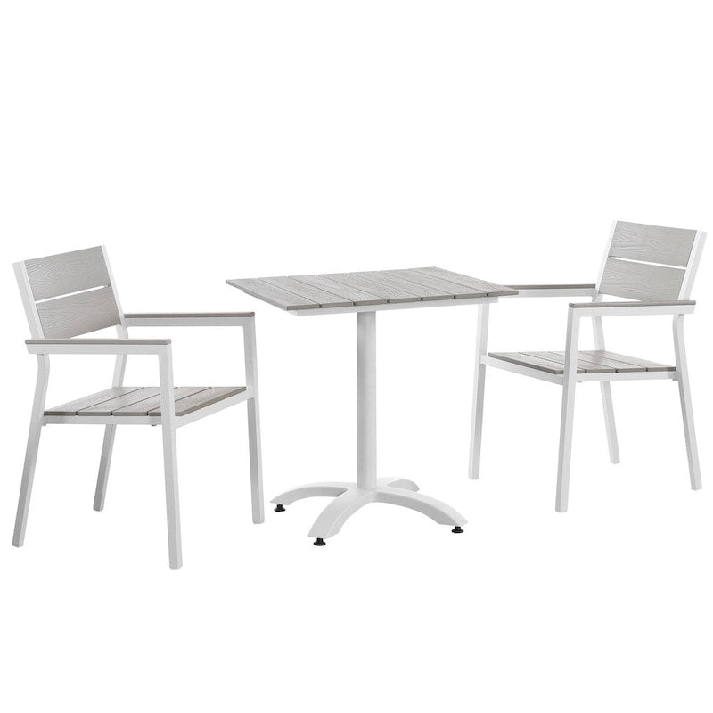 Modway Main 3-Piece Outdoor Patio Dining Set