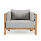 Classic Home Aston Teak Wood Outdoor Accent Chair