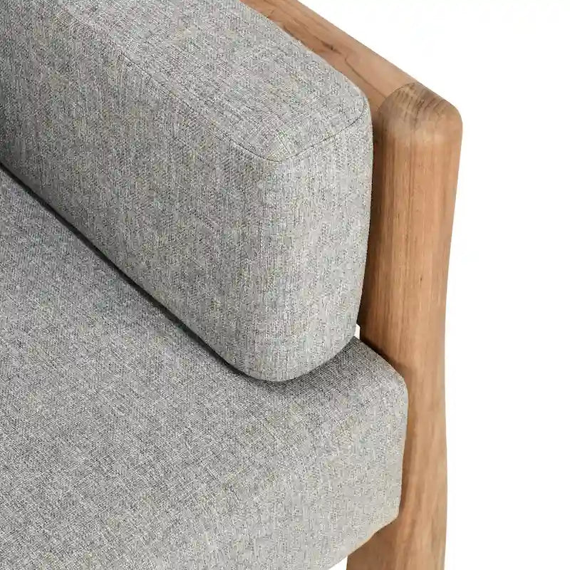 Classic Home Aston Teak Wood Outdoor Accent Chair
