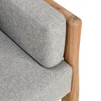 Classic Home Aston Teak Wood Outdoor Accent Chair