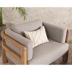 Classic Home Aston Teak Wood Outdoor Accent Chair