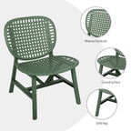 3 Pieces Patio Table Chair Set All Weather Conversation Set Outdoor Table - Size: Chair:22.05*23.23*31.3in