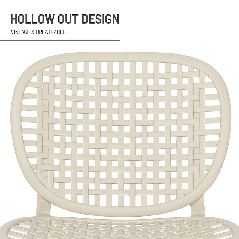 3 Pieces Patio Table Chair Set All Weather Conversation Set Outdoor Table - Size: Chair:22.05*23.23*31.3in
