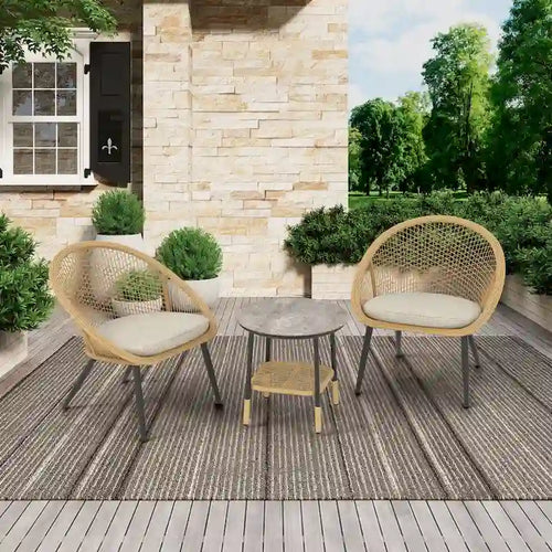 3-Piece Outdoor Patio Bistro Set