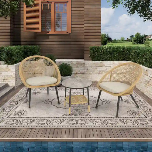 3-Piece Outdoor Patio Bistro Set