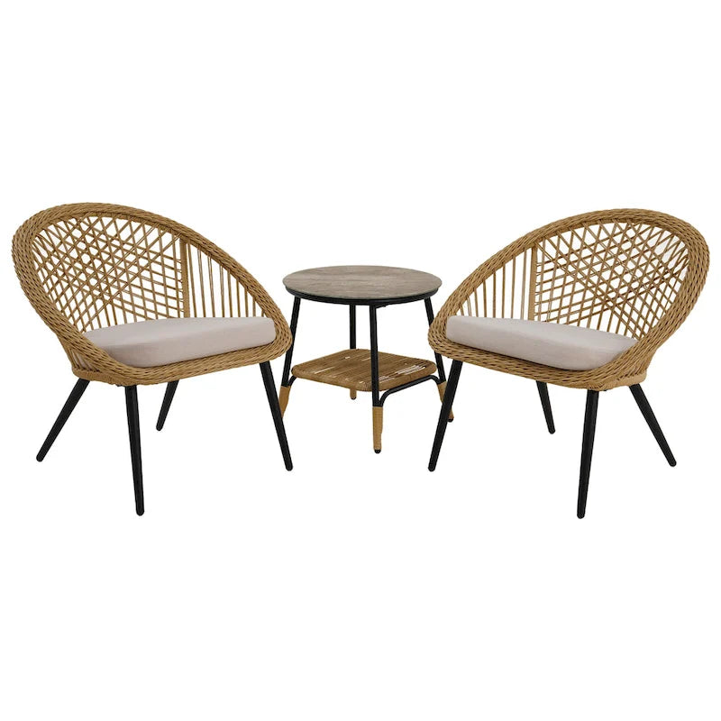 3-Piece Outdoor Patio Bistro Set