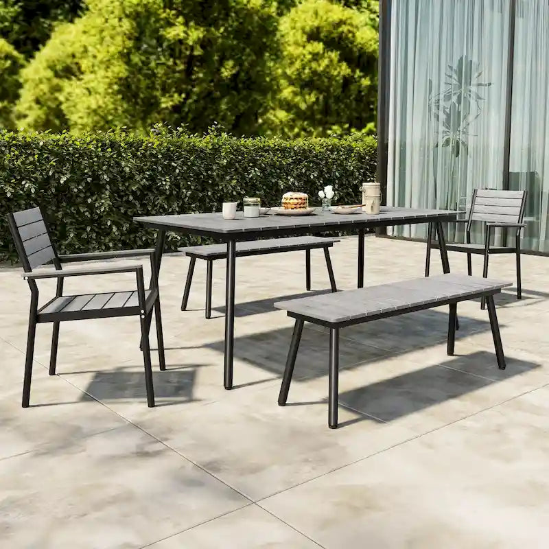 VredHom Outdoor 5/6-piece Rectangle Patio Dining Set