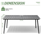 VredHom Outdoor 5/6-piece Rectangle Patio Dining Set