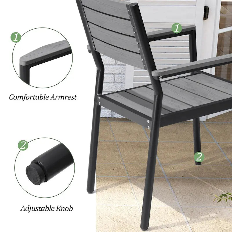 VredHom Outdoor 5/6-piece Rectangle Patio Dining Set