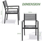 VredHom Outdoor 5/6-piece Rectangle Patio Dining Set