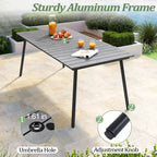 VredHom Outdoor 5/6-piece Rectangle Patio Dining Set