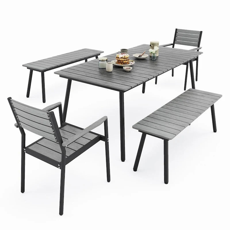 VredHom Outdoor 5/6-piece Rectangle Patio Dining Set