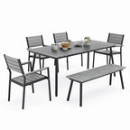 VredHom Outdoor 5/6-piece Rectangle Patio Dining Set