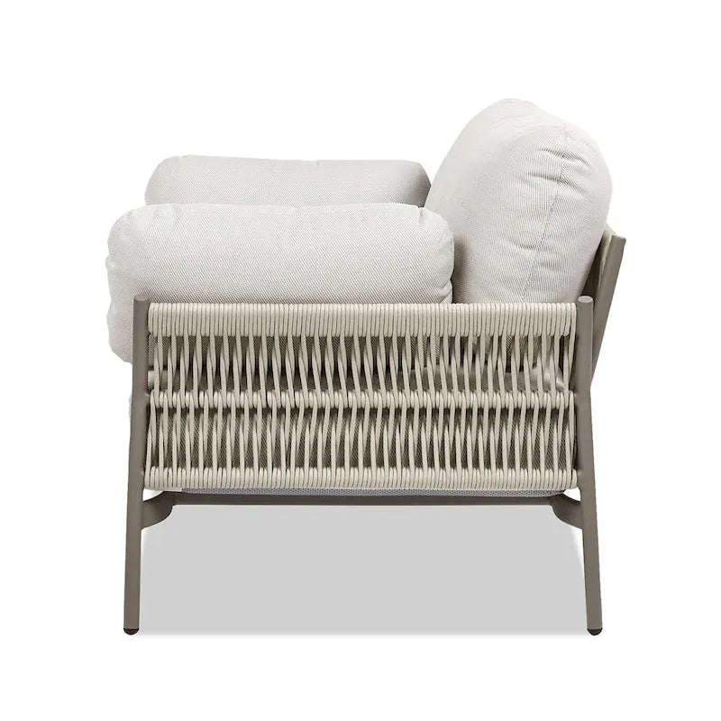 Jennifer Taylor Home Jasper Patio Armchair - 39.5W X 31.5D X 31.5H