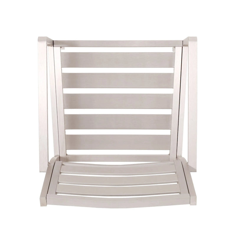 Outdoor Modern Aluminum Dining Chair,for Dining Room,Kitchen,Easy Assembly