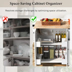 Kitchen Island with Drop Leaf, 53.9 Width Rolling Kitchen Cart on Wheels with Internal Storage Rack