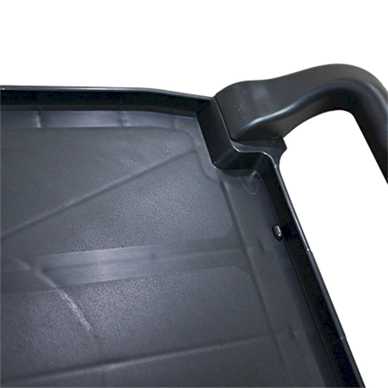 3 Layer Thickened Plastic Mobile Kitchen Cart with Metal Frame