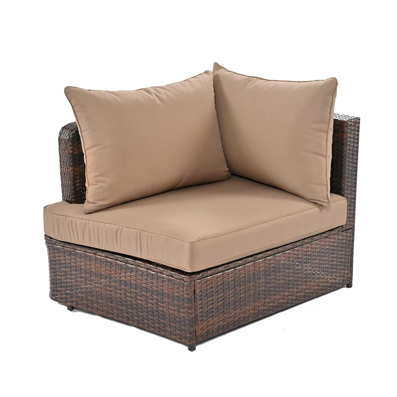 6-Piece Patio Outdoor Conversation Sofa Set