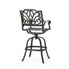Cast Aluminium Swivel Bar Stool
