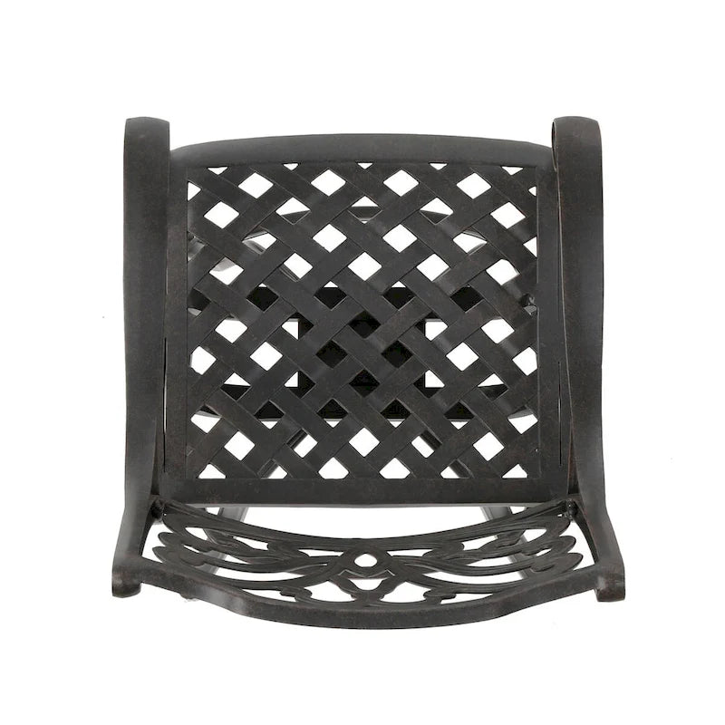 Cast Aluminium Swivel Bar Stool