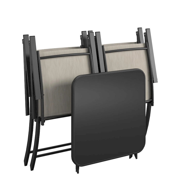 COSCO 5-Piece Outdoor Folding Sling Chat Set