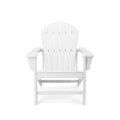 Resin All Weather Outdoor Patio Foldable Adirondack Chair