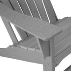 Resin All Weather Outdoor Patio Foldable Adirondack Chair