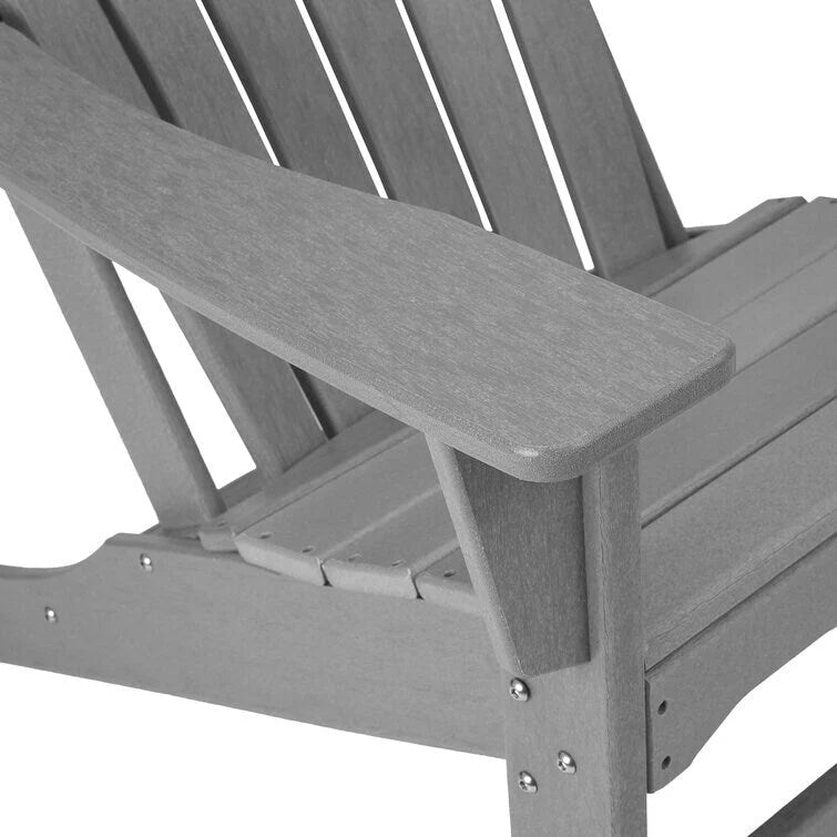 Resin All Weather Outdoor Patio Foldable Adirondack Chair