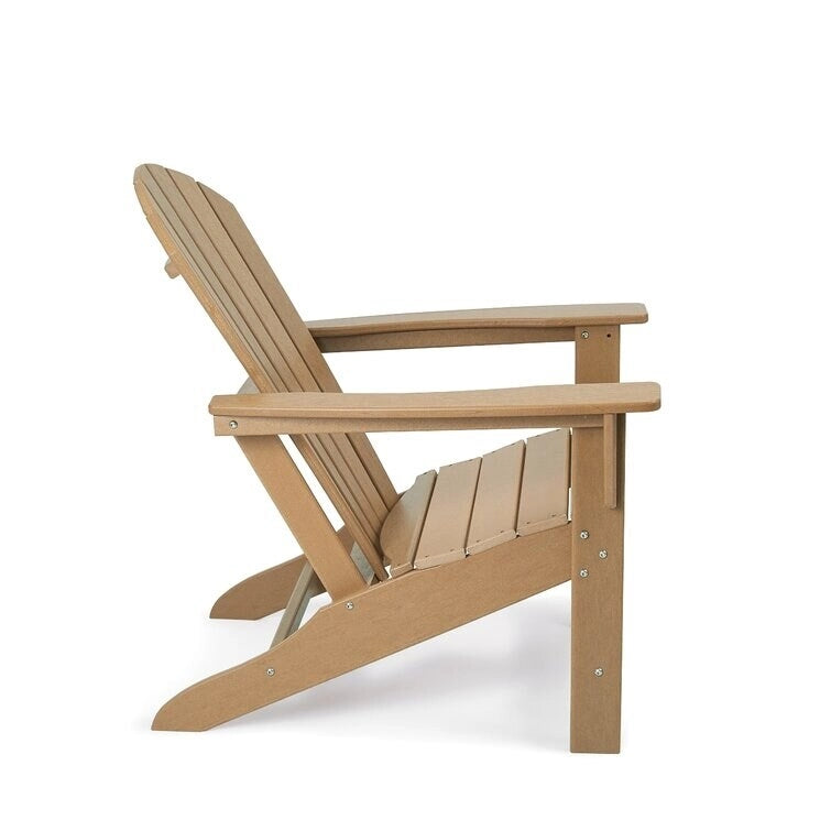 Resin All Weather Outdoor Patio Foldable Adirondack Chair