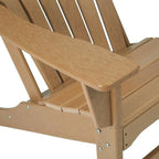 Resin All Weather Outdoor Patio Foldable Adirondack Chair