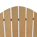 Resin All Weather Outdoor Patio Foldable Adirondack Chair