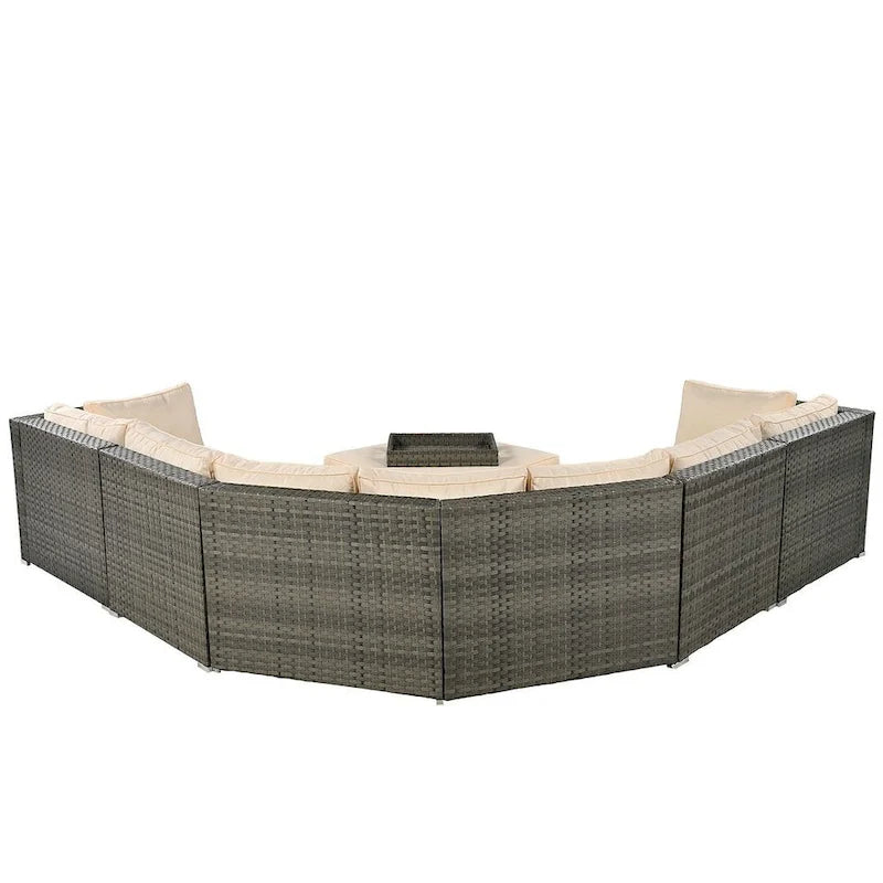 6 PCS Outdoor Patio Furniture Set for 6