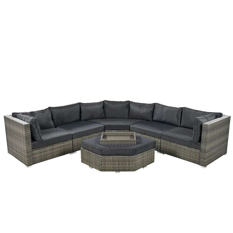 6 PCS Outdoor Patio Furniture Set for 6