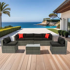 5 Pieces PE Rattan sectional Outdoor Furniture