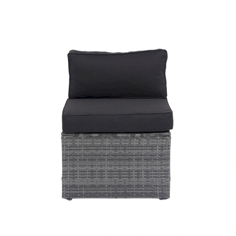 5 Pieces PE Rattan sectional Outdoor Furniture