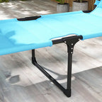 Outdoor Adjustable Backrest Folding Chaise Lounge w/Sunshade Roof