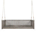 Patio Minimalist Twin Size Garden Swing Bed